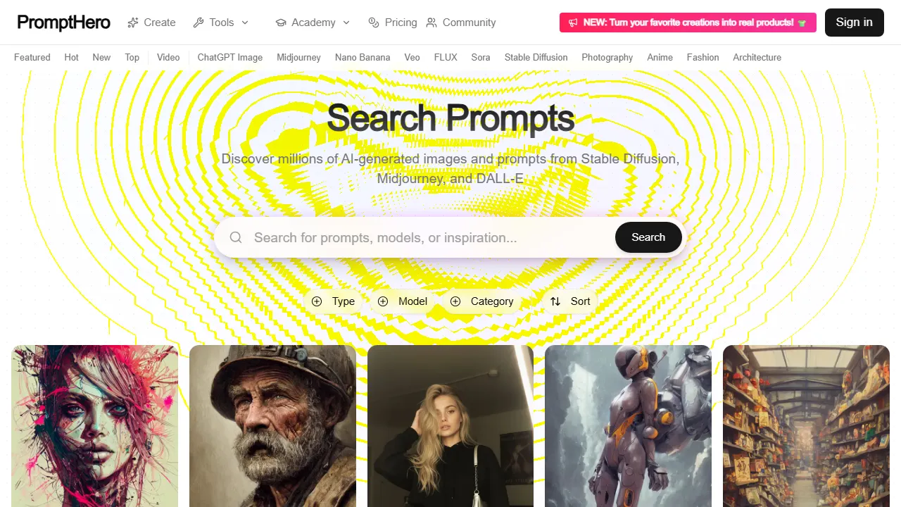PromptHero Search thumbnail